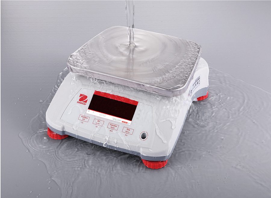 Ohaus Valor 4000 V41PWE6T 6kg x 1g/6kg x 2g IPX8 Washdown Compact Bench Scale