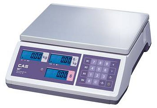 CAS ER-Junior 15kg x 5g/30kg x 10g Dual Range Price Computing Retail Scale