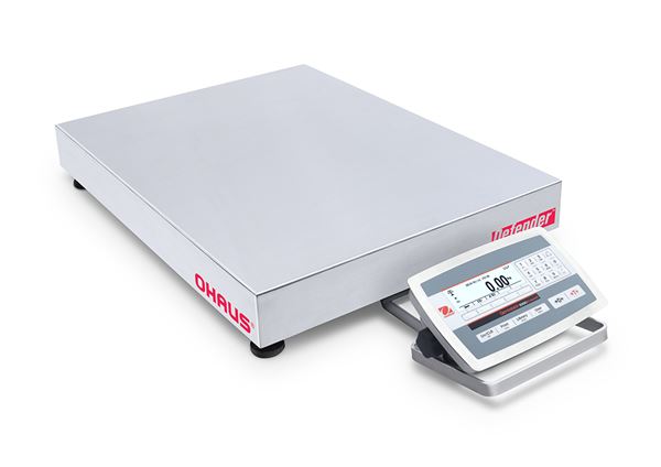 Ohaus Defender 5000 D52XW150WTDL5 60kg x 20g/150kg x 50g 400mm x 500mm Front Mount Dual Range Washdown Bench Scale