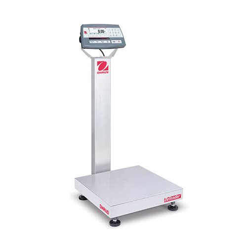 Ohaus Defender 5000 D52P600RTDV3 300kg x 100g/600kg x 200g 600mm x 800mm Dual Range Multi-Function Platform Scale