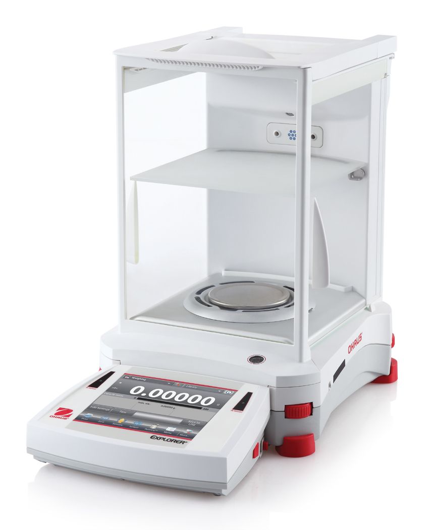 Ohaus Explorer EX125D 51g x 0.01mg / 120g x 0.1mg Dual Range Semi-Micro Analytical Balance with Autocal