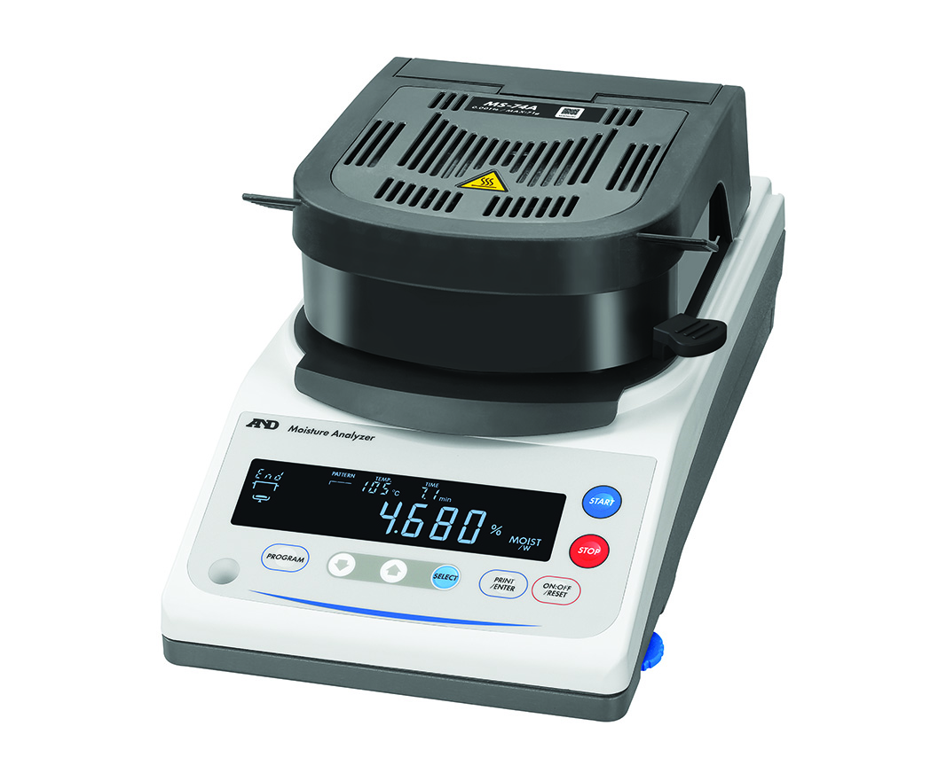 A&D MF-53A 51g x 0.002g/0.05 percent LCD Moisture Analyser