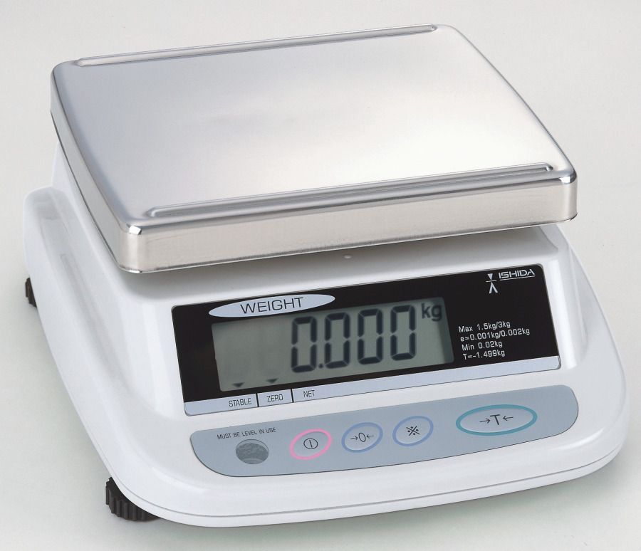 Ishida IPC-WP 7.5kg x 5g/15kg x 10g Washdown Bench Scale