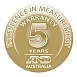 5 Year Warranty