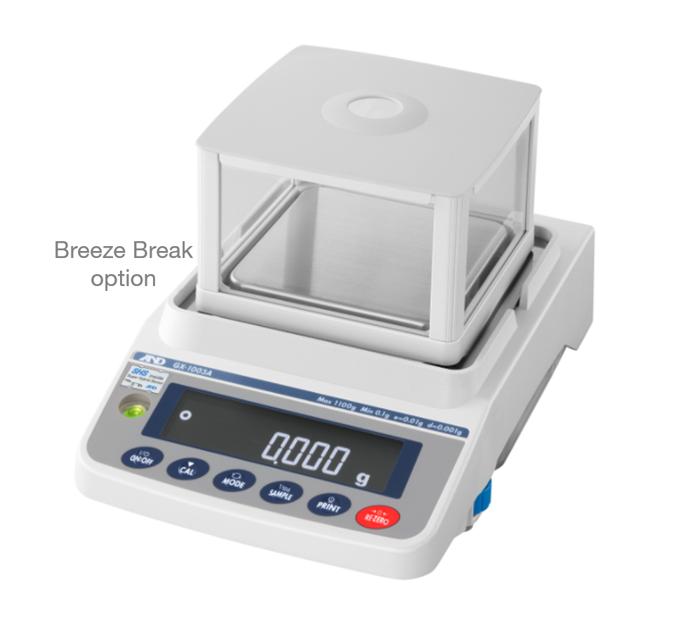 A&D GX-203A 220g x 0.001g Multi-Functional Precision Balance With Internal Calibration & Breeze Break
