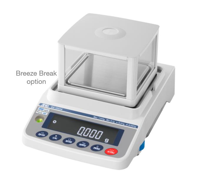 A&D GX-203A 220g x 0.001g Multi-Functional Precision Balance With Internal Calibration & Breeze Break