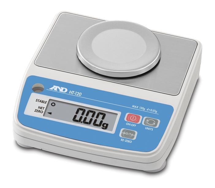 A&D HT-120 120g x 0.01g Precision Compact Balance